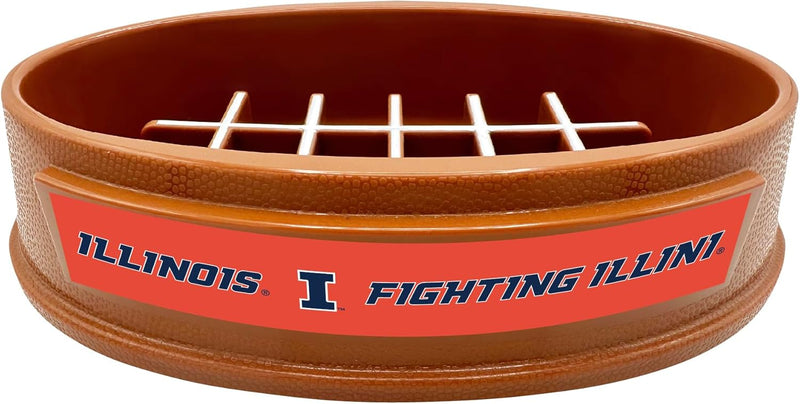 IL Fighting Illini Football Slow Feeder Bowl