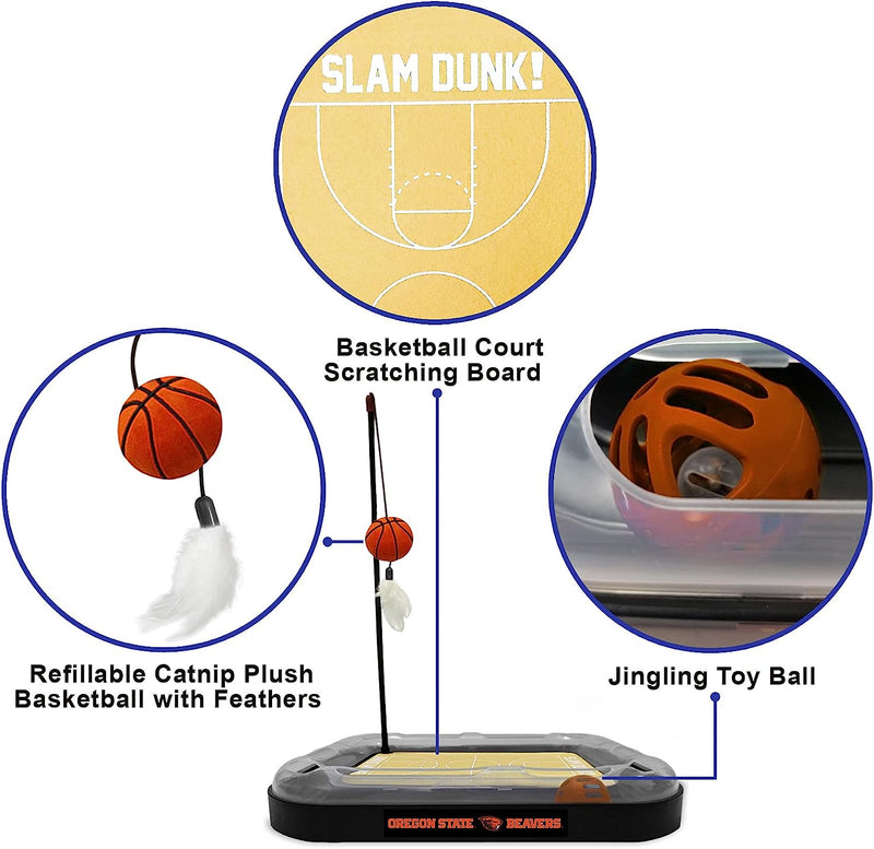 OR State Beavers Basketball Cat Scratcher Toy