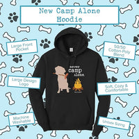 Never Camp Alone Unisex Hoodie - Military Green