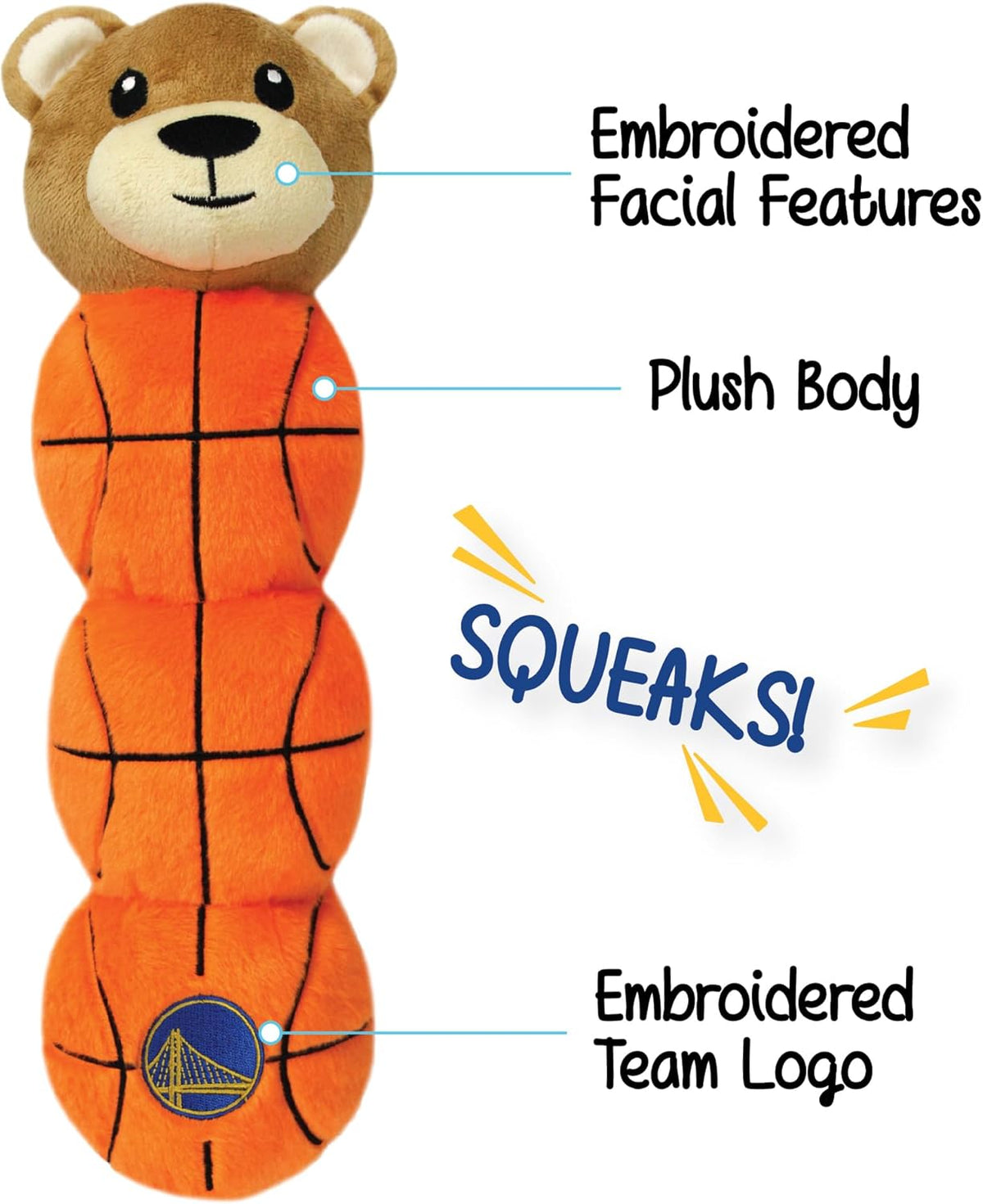 Golden State Warriors Mascot Long Toys