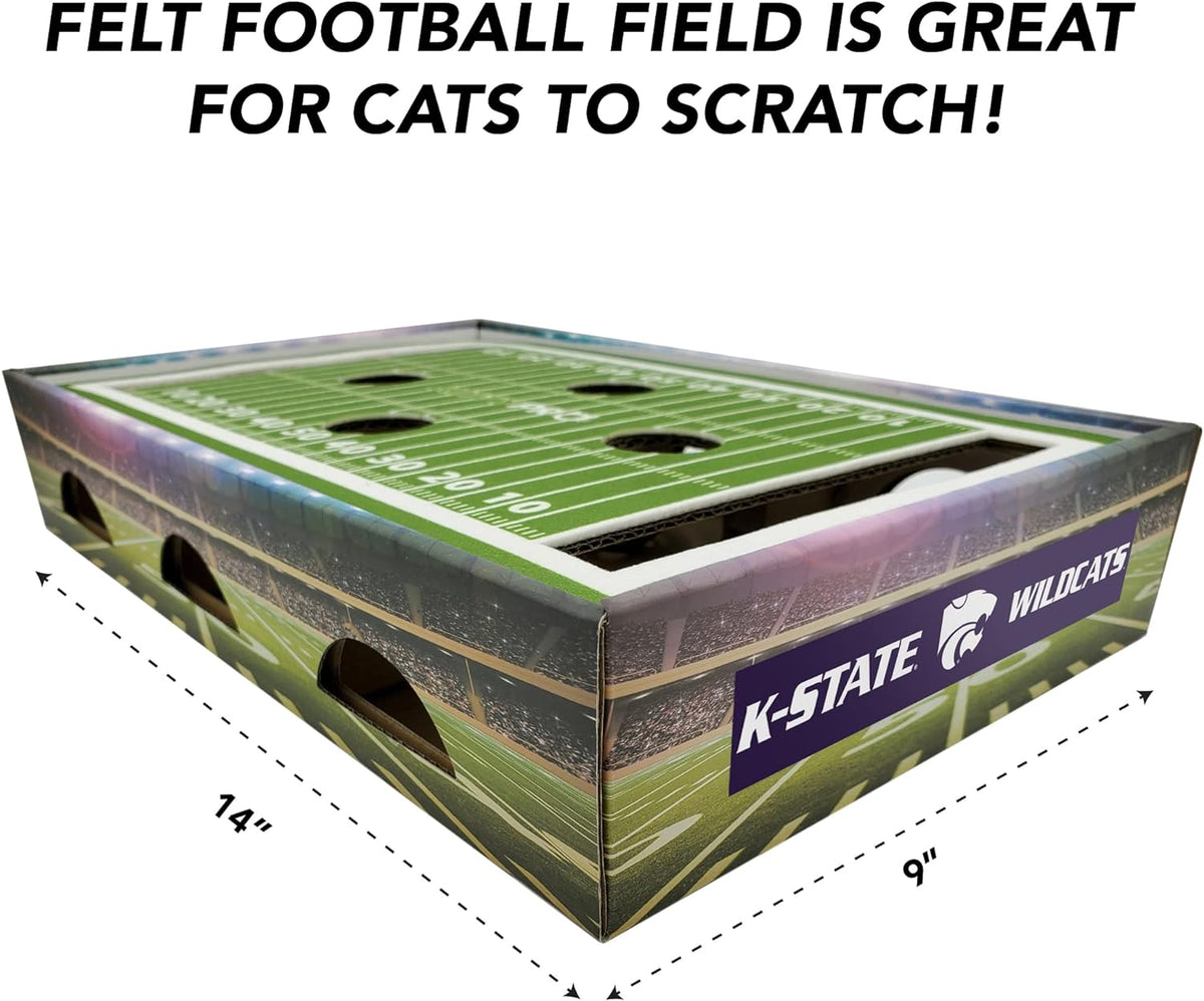 KS State Wildcats Football Stadium Cat Scratcher Toy