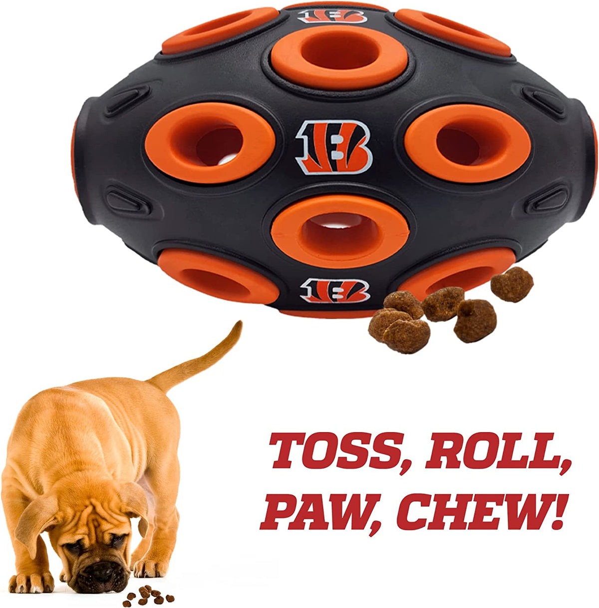 Cincinnati Bengals Treat Dispenser Toy – 3 Red Rovers