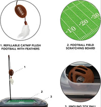 TN Volunteers Football Cat Scratcher Toy