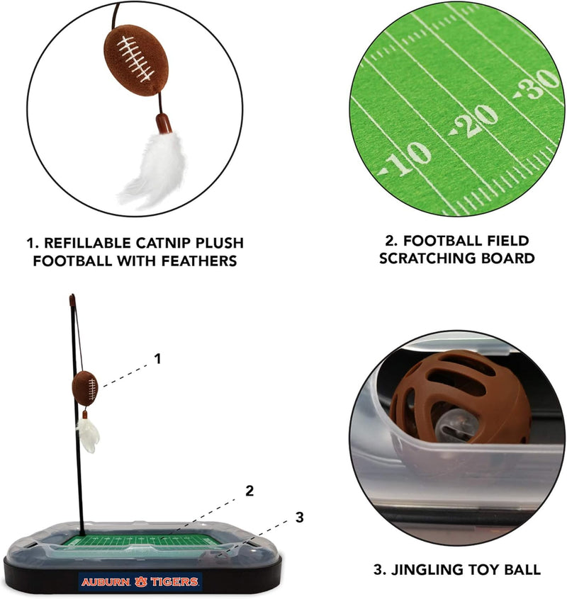 IA State Cyclones Football Cat Scratcher Toy