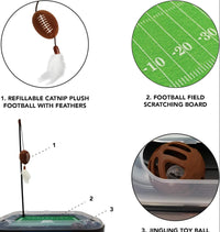 UT Utes Football Cat Scratcher Toy