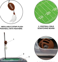 IL Fighting Illini Football Cat Scratcher Toy