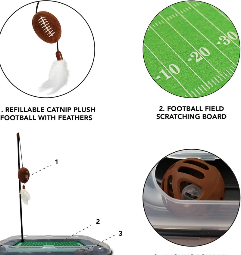 IL Fighting Illini Football Cat Scratcher Toy