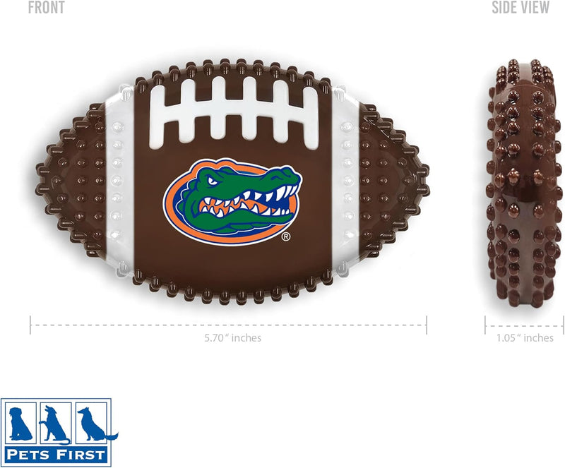 FL Gators Hard Nylon Football Chew Toy