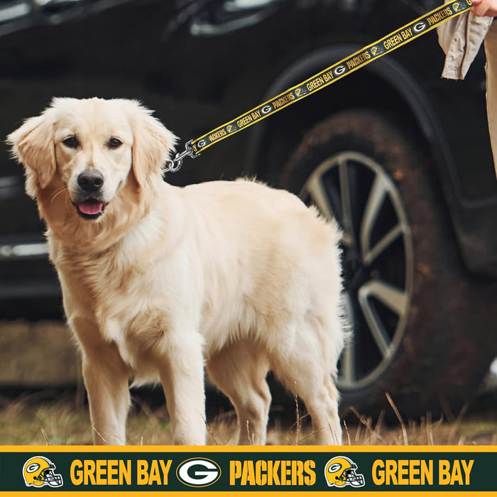 Green Bay Packers Dog Satin Collar or Leash