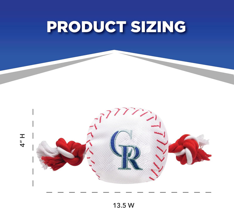 CO Rockies Baseball Rope Toys