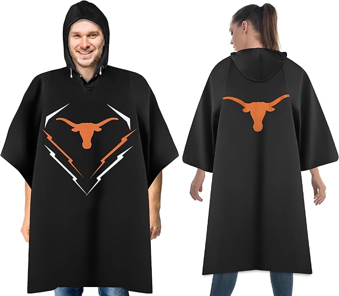 TX Longhorns Unisex Premium Poncho