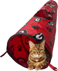 GA Bulldogs Cat Tunnel Toy