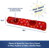 Kansas City Chiefs Cat Tunnel Toy