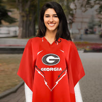 GA Bulldogs Unisex Premium Poncho