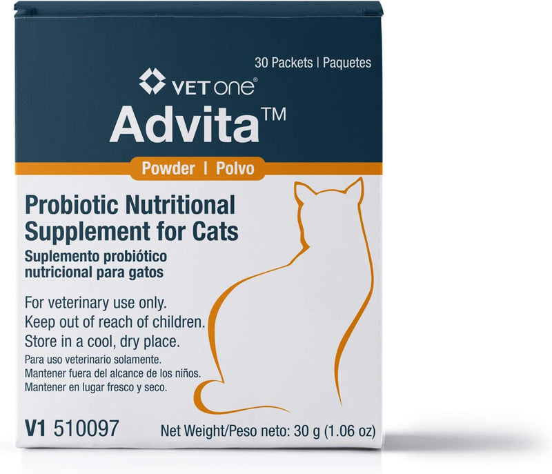 VetOne Advita Probiotic Powder Nutritional Supplement for Cats, 1gm