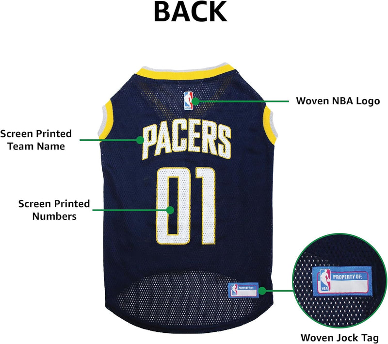 Indiana Pacers Pet Jersey – Red Rovers