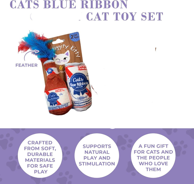 Blue Ribbon Cat Toy Set