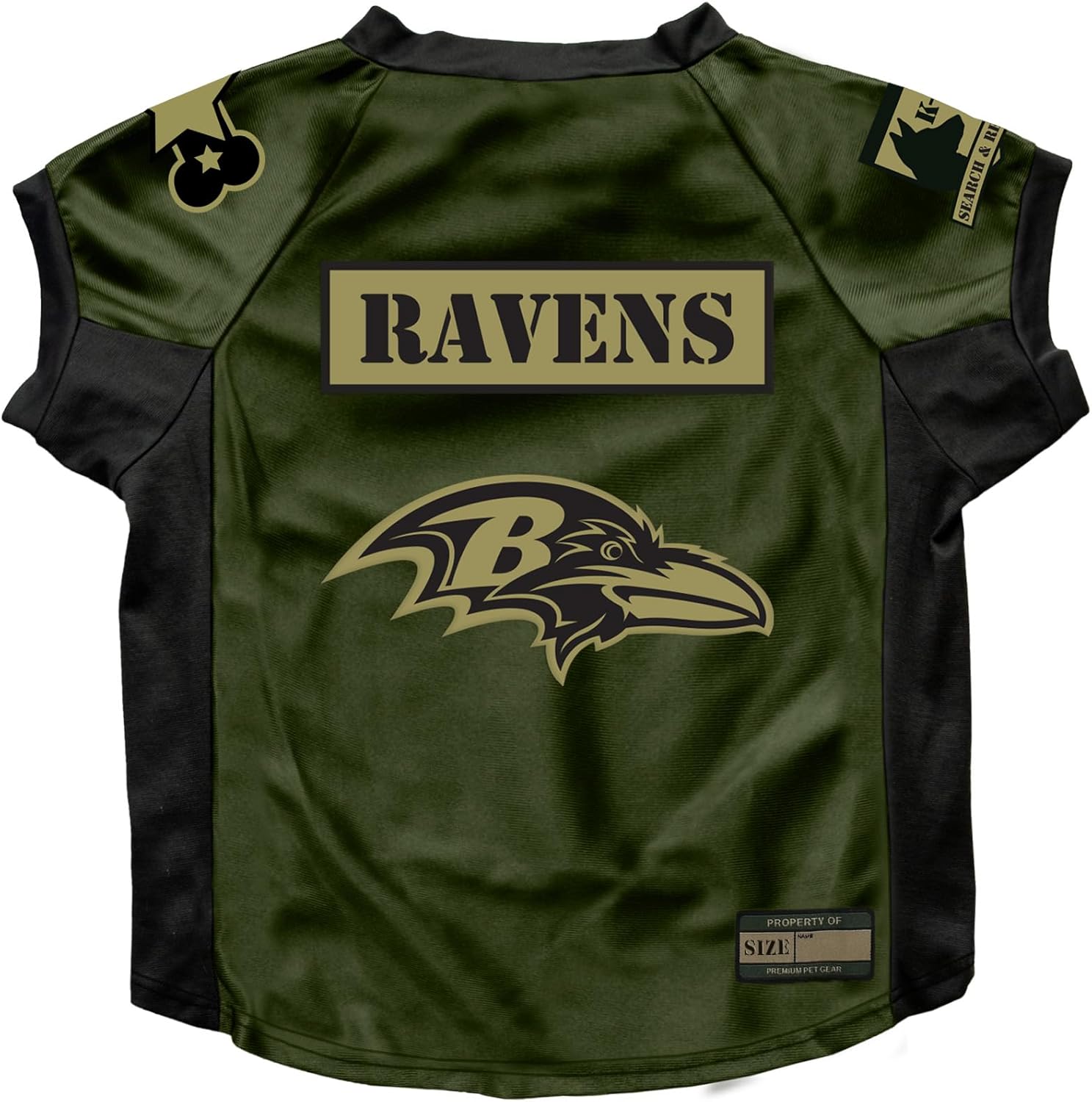 Baltimore Ravens Big Dog Valor Stretch Jersey 3 Red Rovers