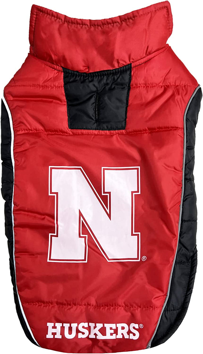 NE Cornhuskers Game Day Puffer Vest