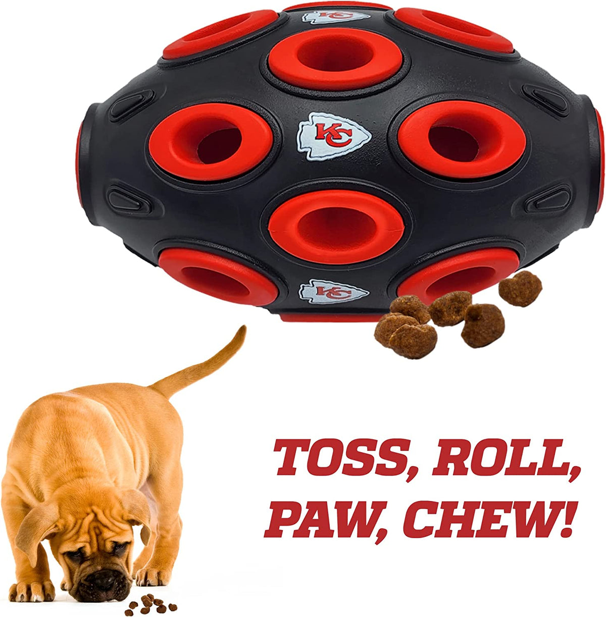 Kansas City Chiefs KC Pup Jumbo Dog Cookie - Paws KC