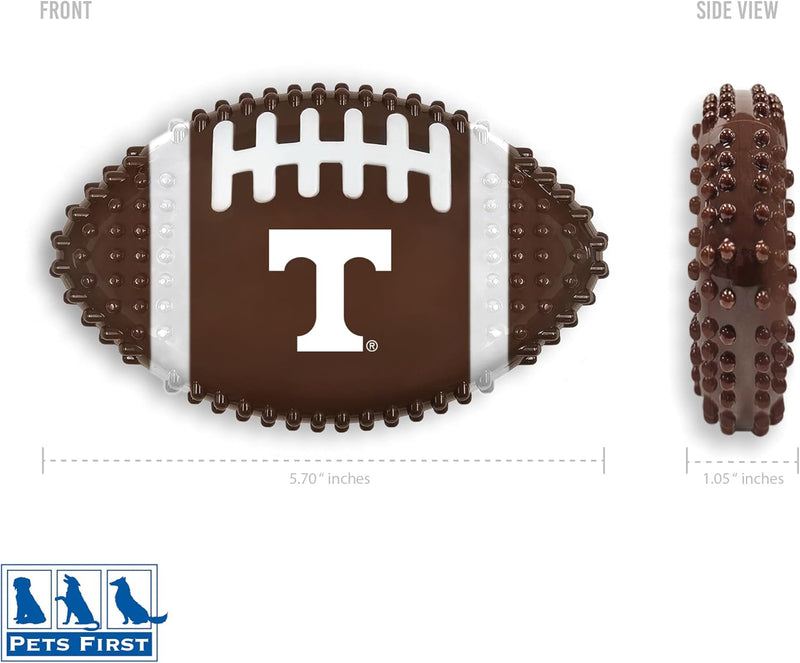 TN Volunteers Hard Nylon Football Chew Toy