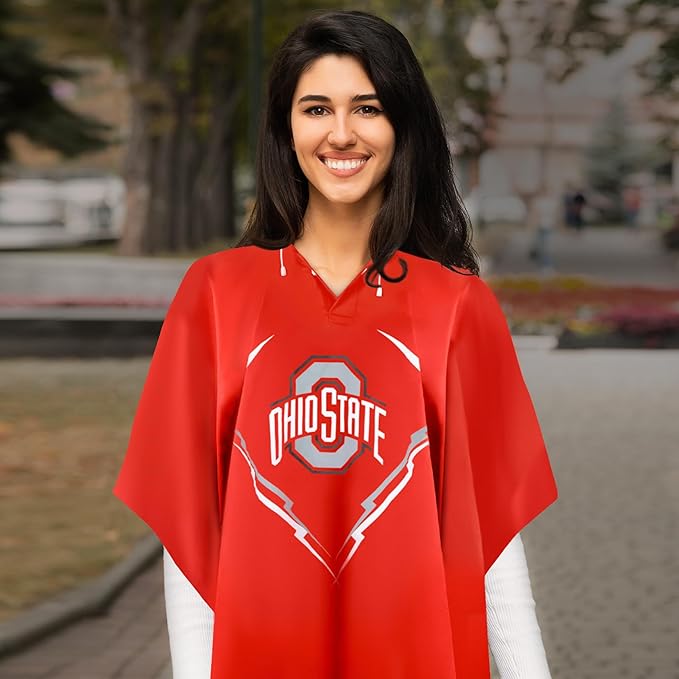 OH State Buckeyes Unisex Premium Poncho