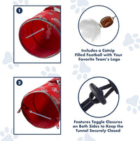 OH State Buckeyes Cat Tunnel Toy