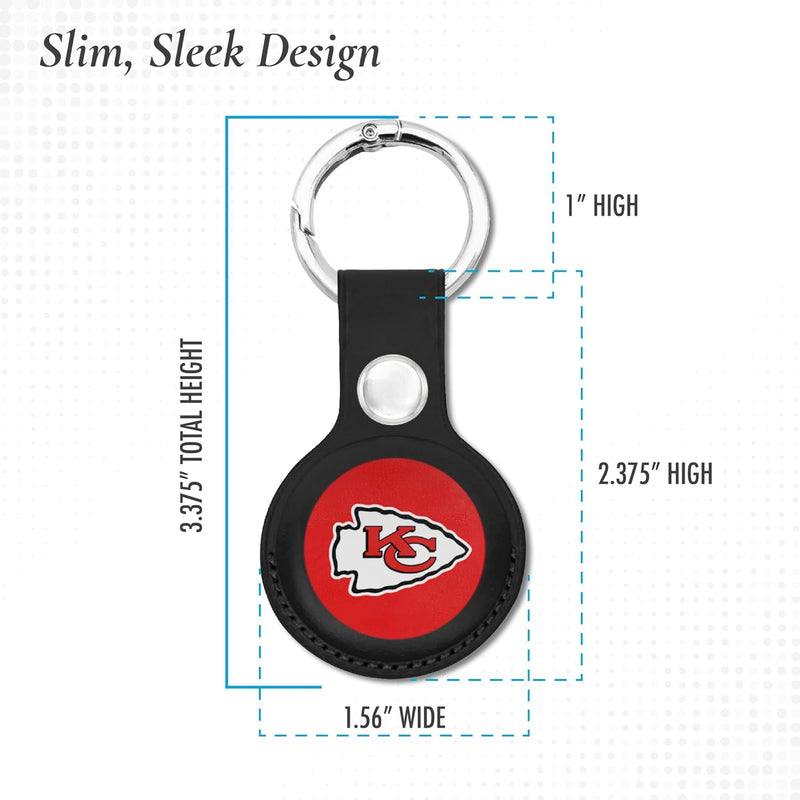 Kansas City Chiefs PVC Air Tag Holder