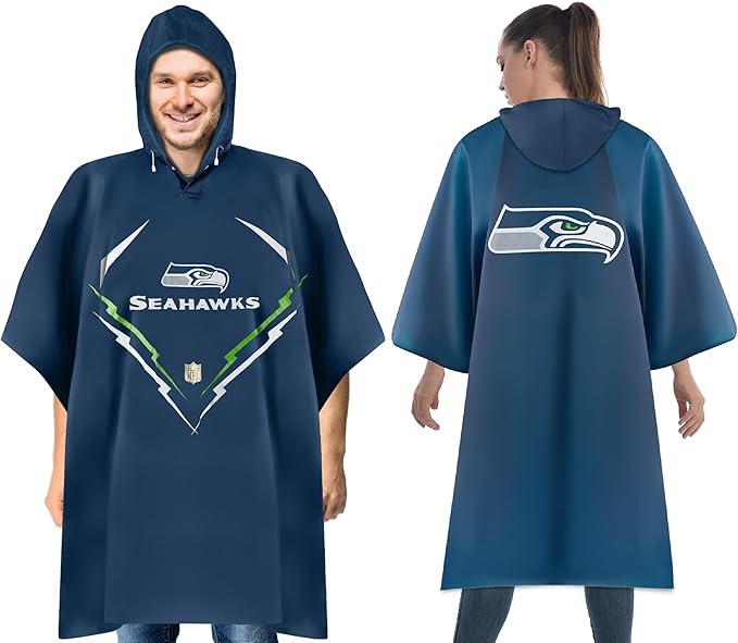 Seattle Seahawks Unisex Premium Poncho