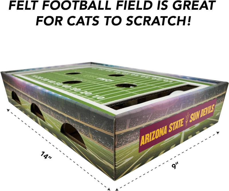 AZ State Sun Devils Football Stadium Cat Scratcher Toy