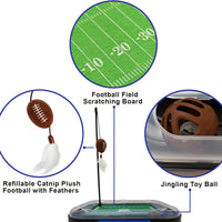 LSU Tigers Football Cat Scratcher Toy