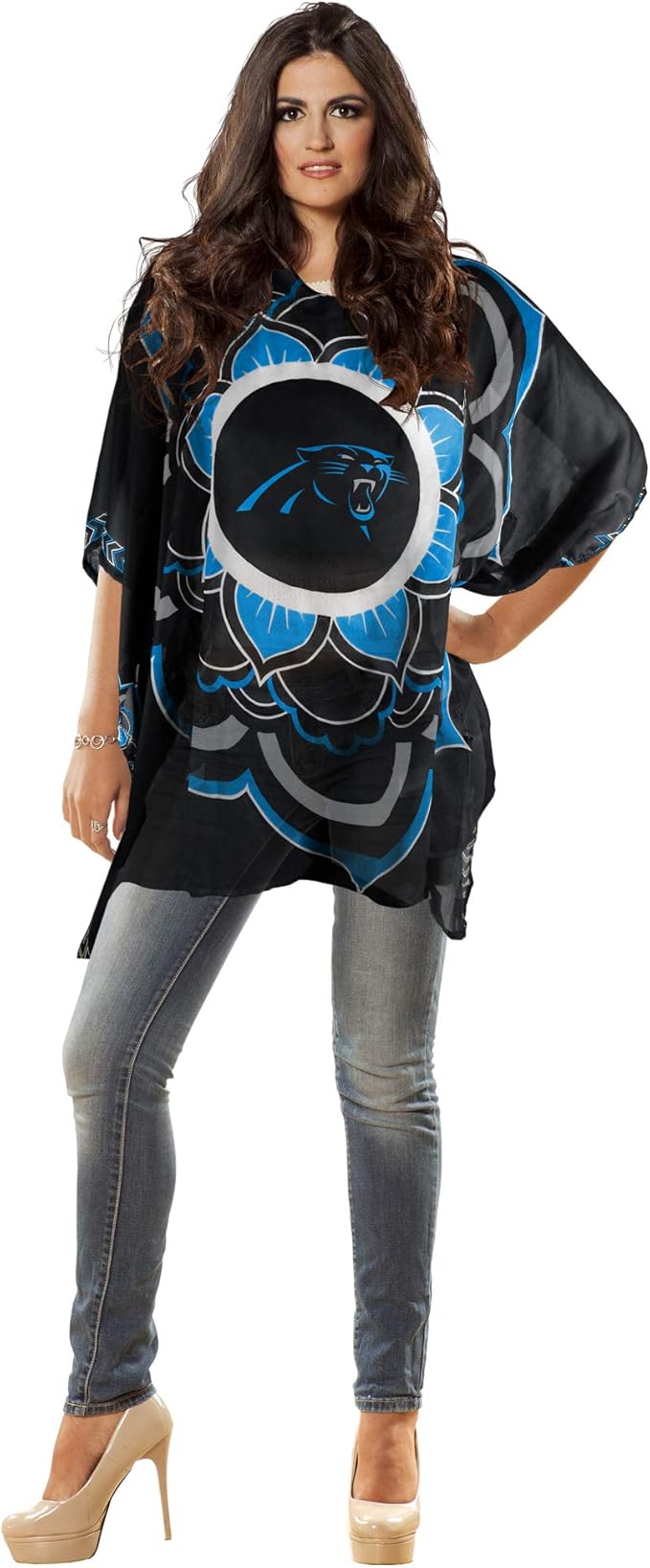 Carolina Panthers Caftan Flower