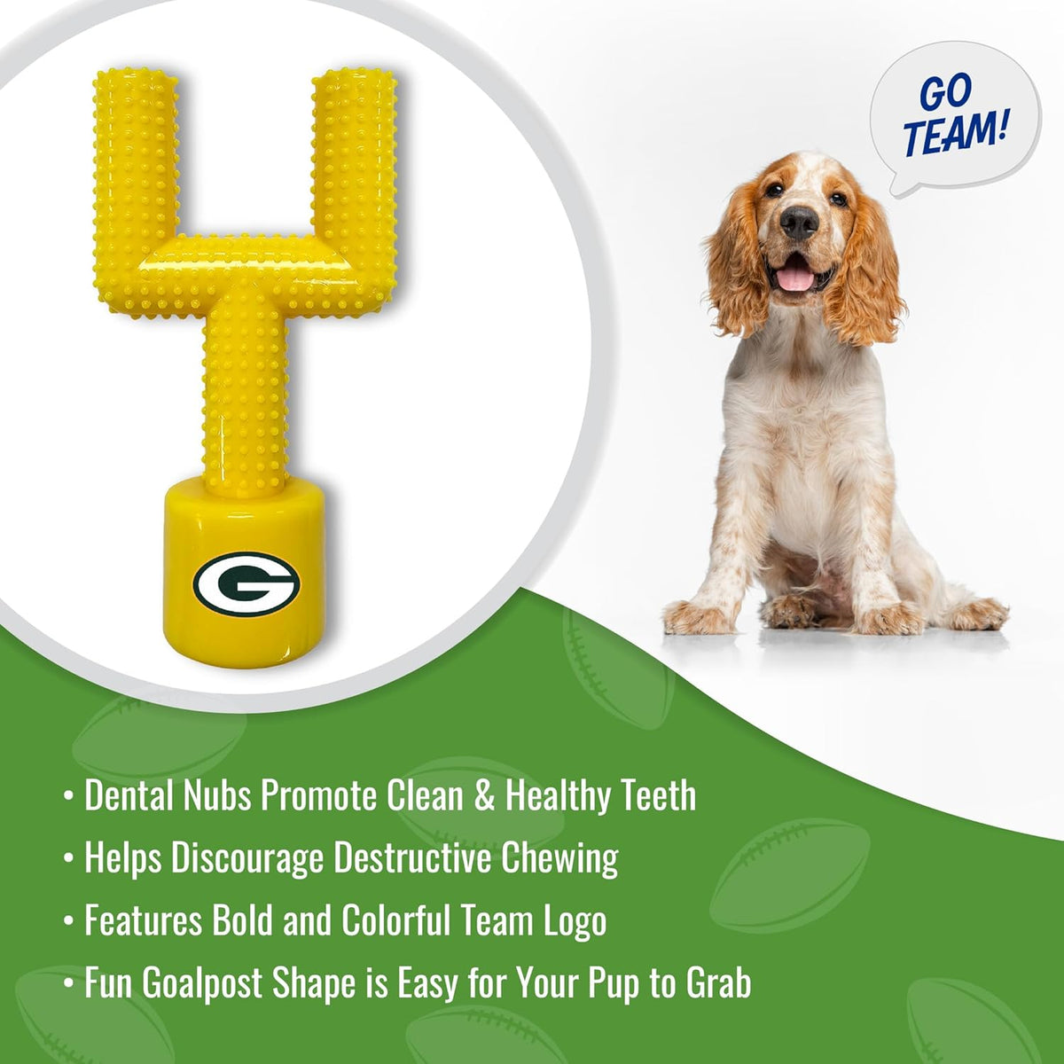 Green Bay Packers Nylon Goal Post Chew Toy