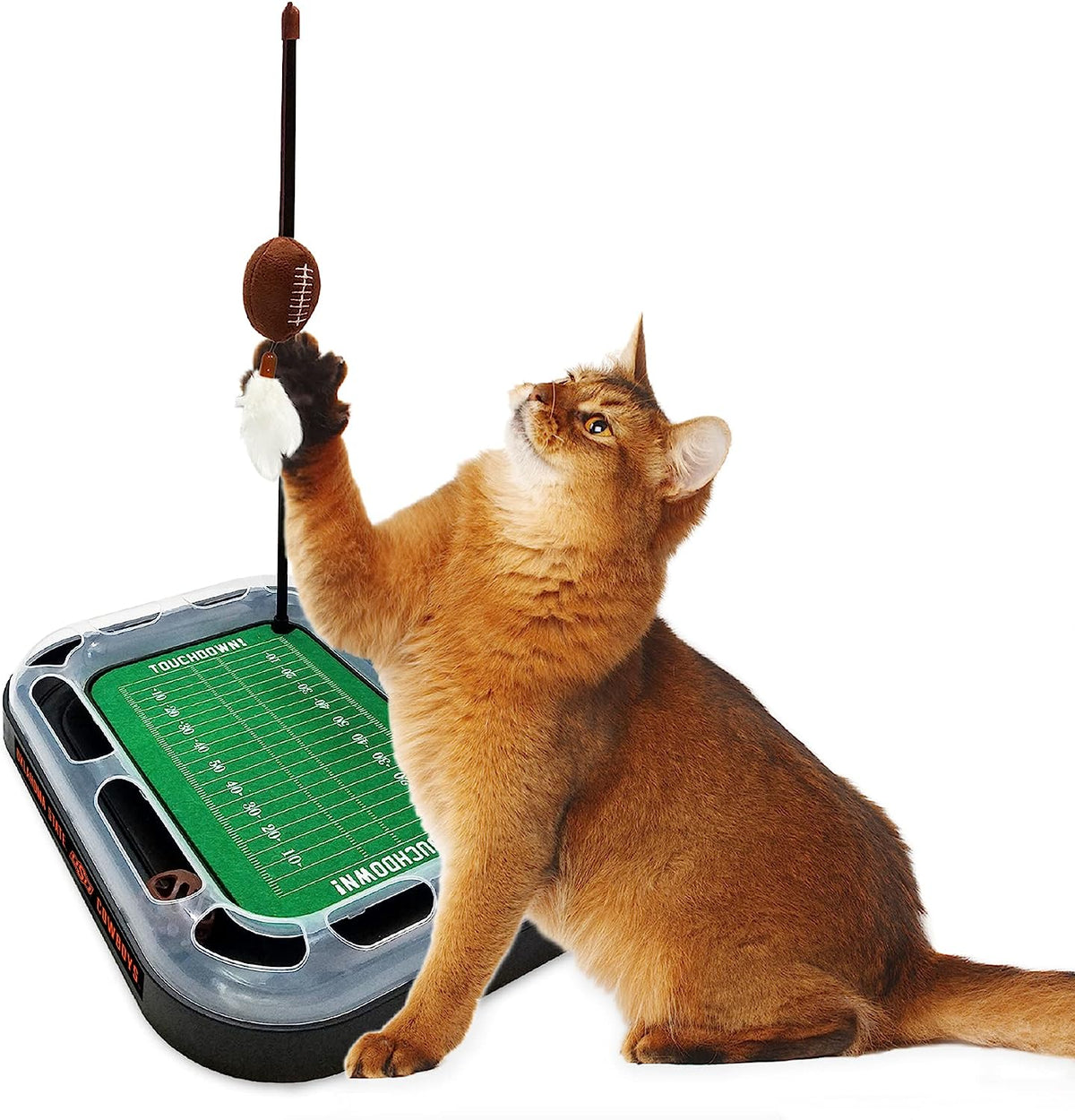 OK State Cowboys Football Cat Scratcher Toy