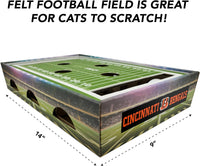 Cincinnati Bengals Football Stadium Cat Scratcher Toy