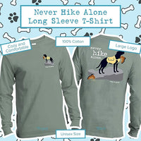 Never Hike Alone Long Sleeve T-Shirt - Green