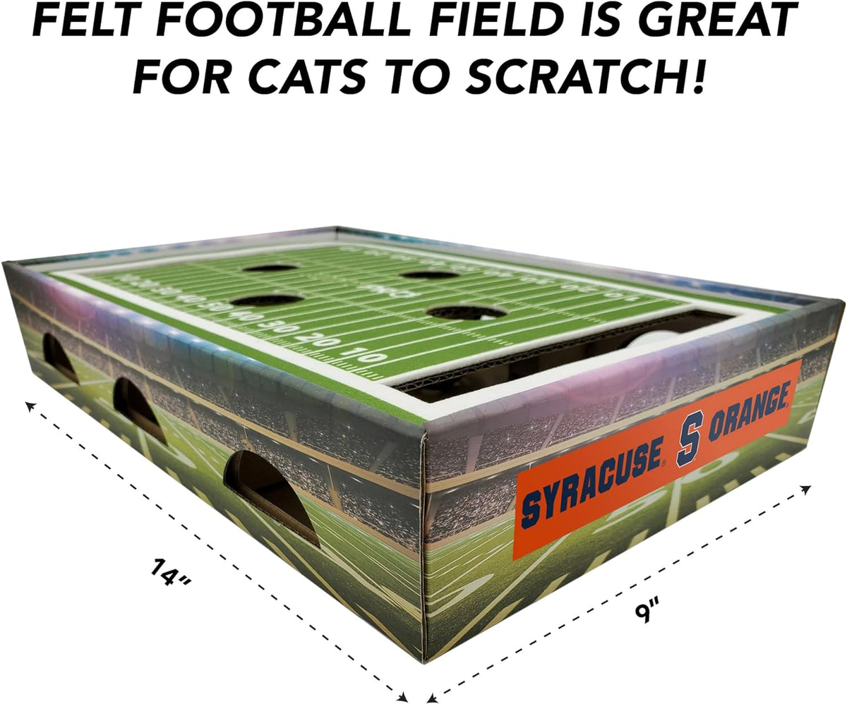 Syracuse Orange Football Stadium Cat Scratcher Toy