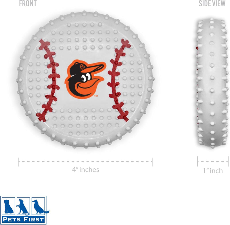 Baltimore Orioles Hard Nylon Baseball Chew Toy