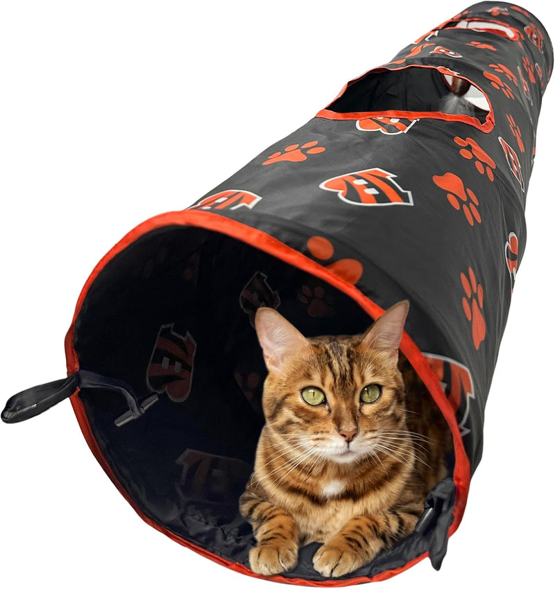 Cincinnati Bengals Cat Tunnel Toy