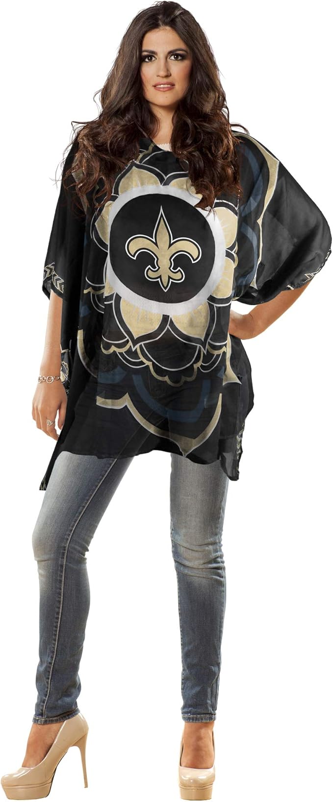 New Orleans Saints Caftan Flower