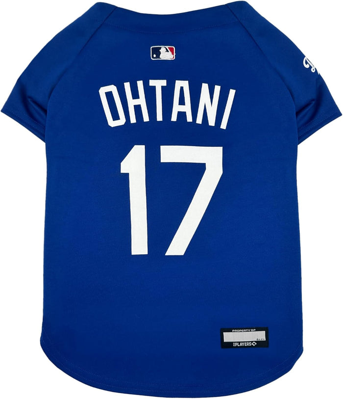Los Angeles Dodgers Shohei Ohtani #17 Player Pet Blue Jersey