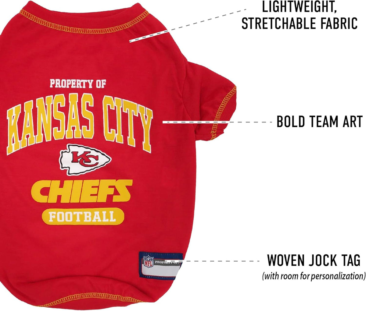 Kansas City Chiefs Athletics Tee Shirt