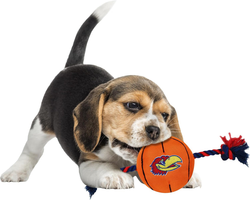 KS Jayhawks Ball Rope Toys