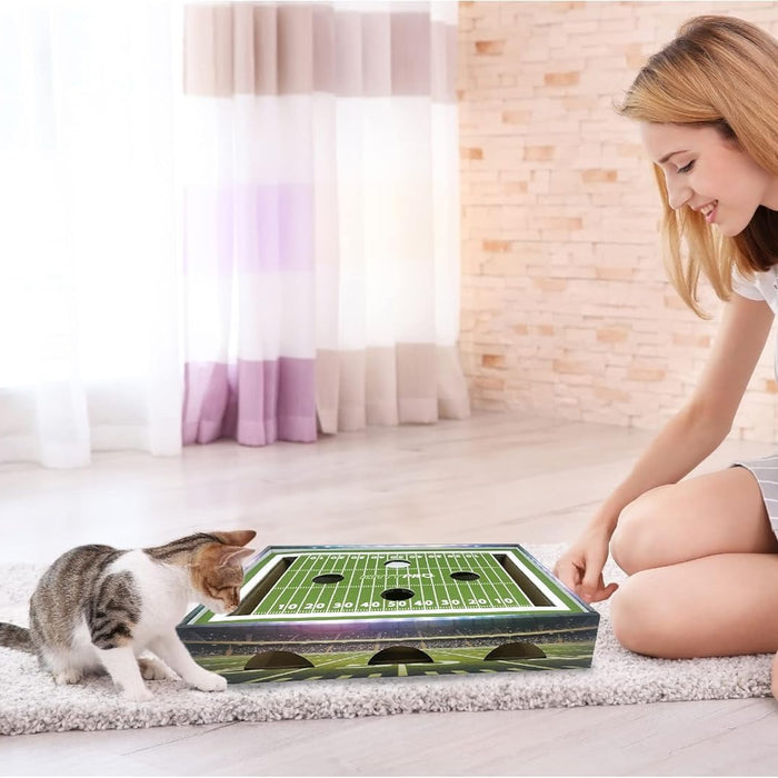 OK Sooners Football Stadium Cat Scratcher Toy