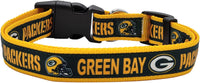 Green Bay Packers Dog Satin Collar or Leash