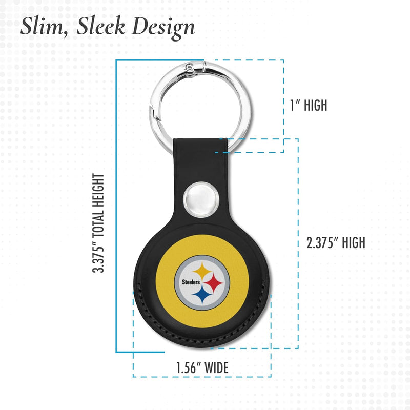 Pittsburgh Steelers PVC Air Tag Holder