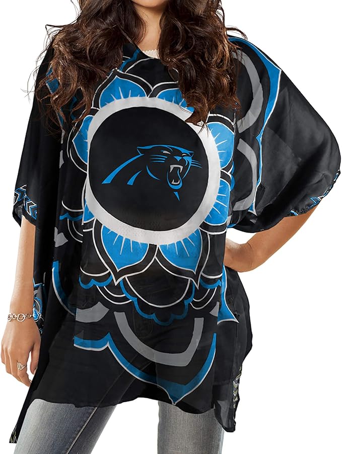 Carolina Panthers Caftan Flower