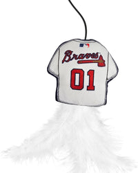 Atlanta Braves Team Jersey Wand with Cat Nip