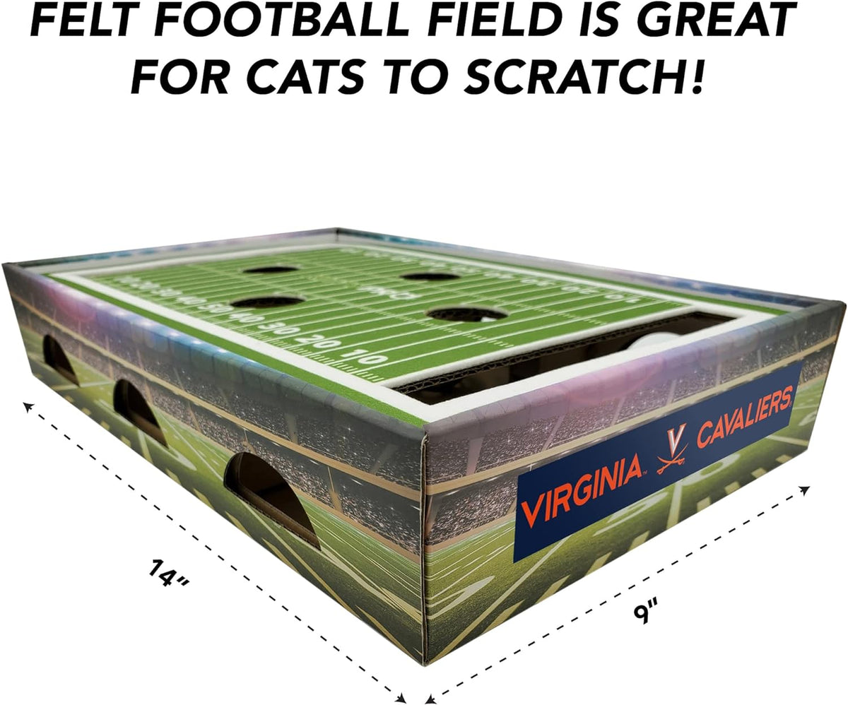 VA Cavaliers Football Stadium Cat Scratcher Toy