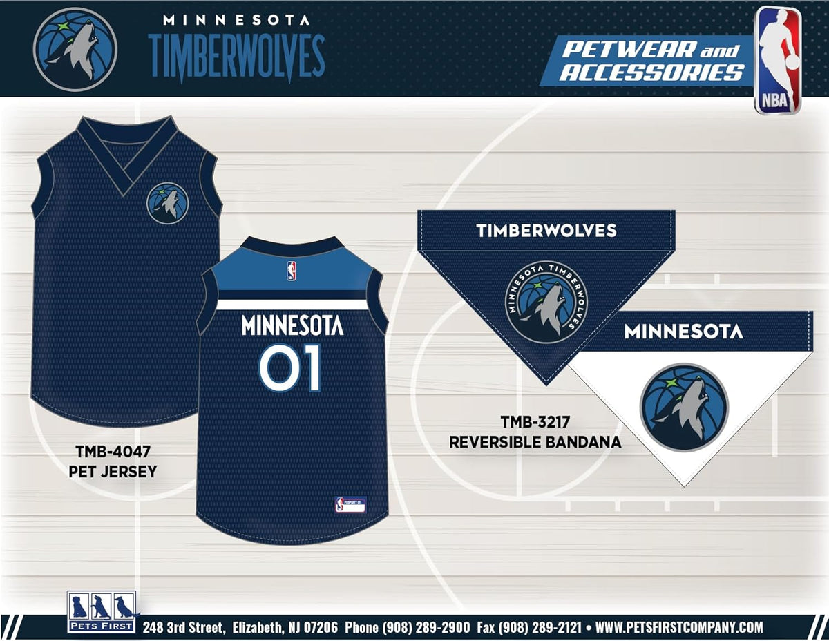 Minnesota Timberwolves Pet Jersey